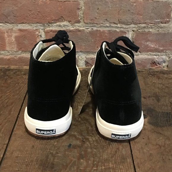 Superga Velvet High Tops NWT - Picture 5 of 7